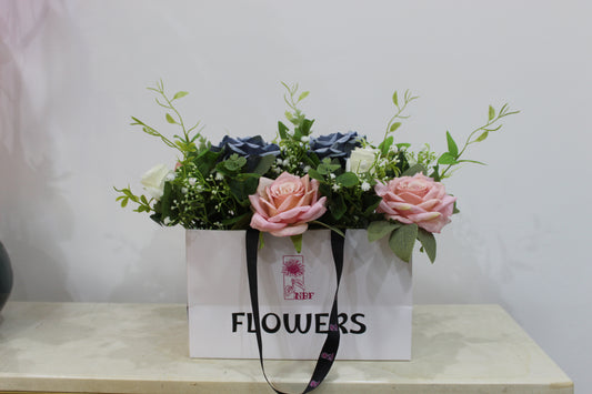 NBF flower GIFT bag artificial