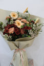 Zarbera bouquet light gold wrapping